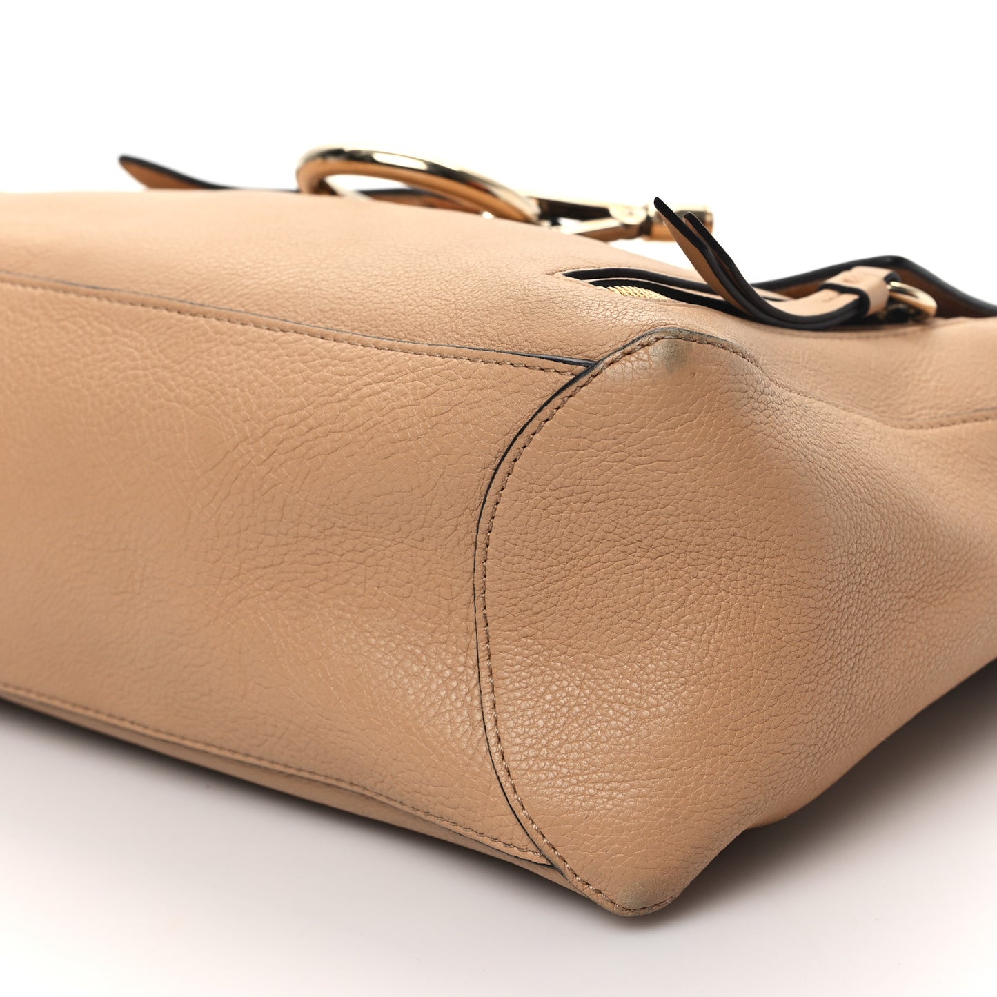 Calfskin Small Faye Day Shoulder Bag Blush Nude
