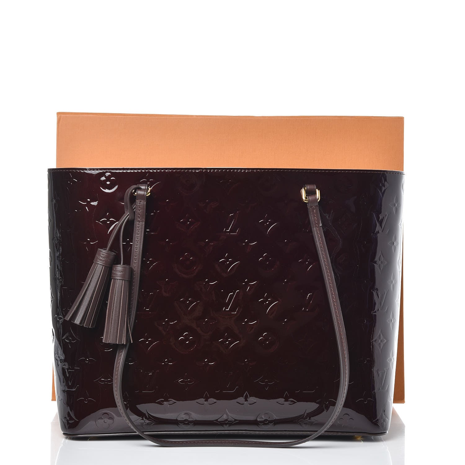 Louis Vuitton Vernis Long Beach MM Amarante 9 of 9