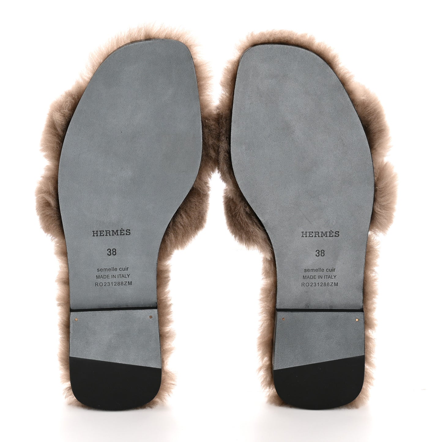 Woolskin Oran Sandals 38 Etoupe