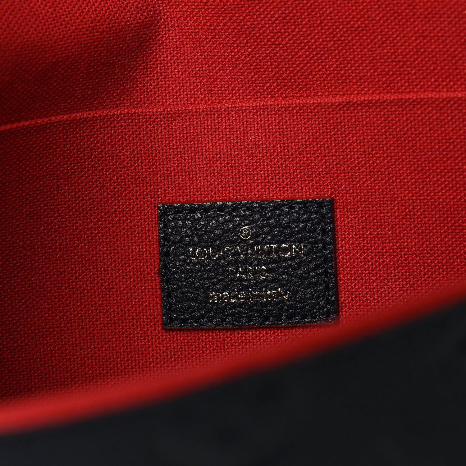 Louis Vuitton Empreinte Pochette Felicie Chain Wallet Marine Rouge 7 of 10