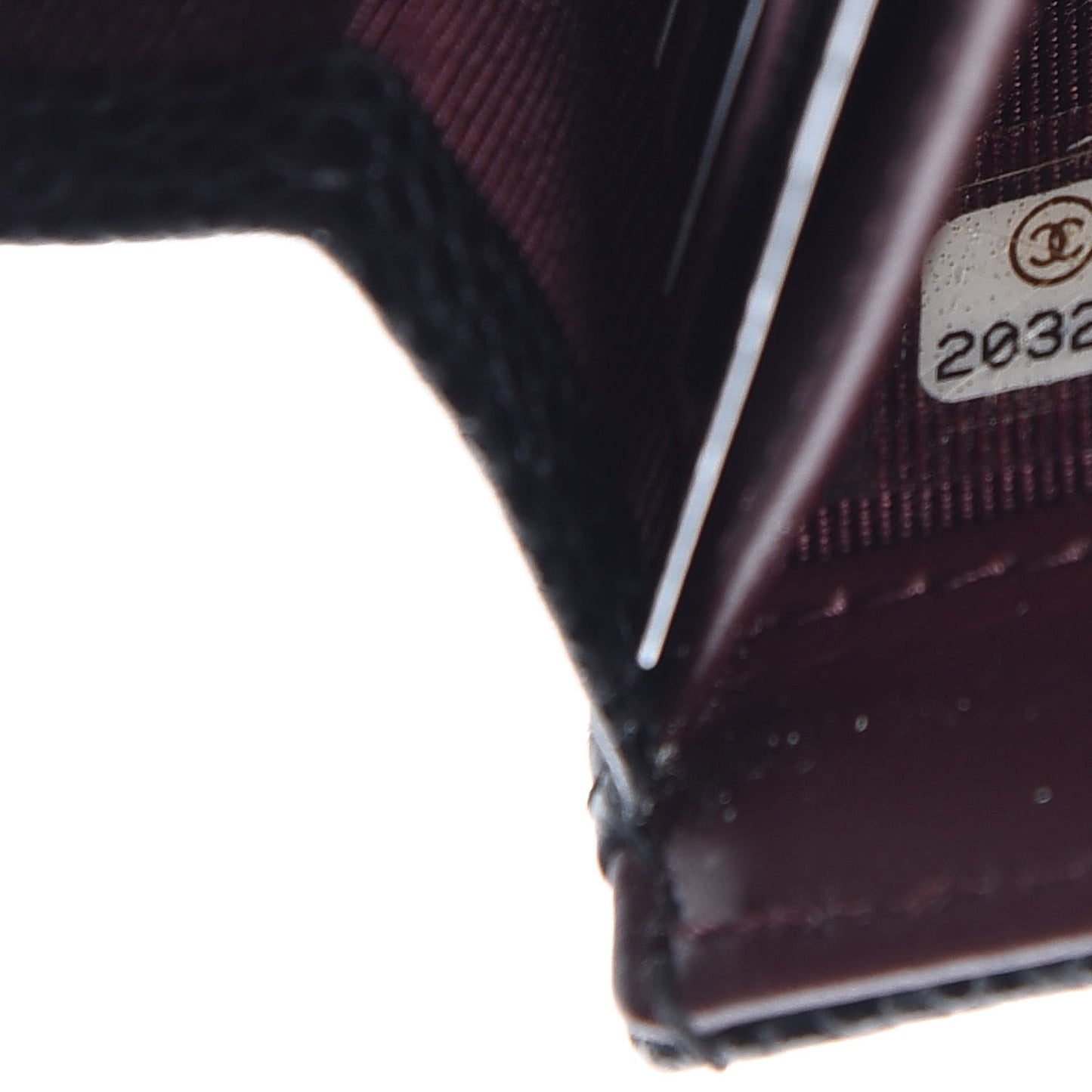 Caviar Quilted Large Gusset Flap Wallet Black