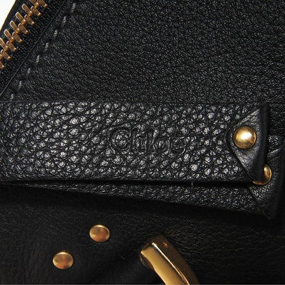 Chloe Calfskin Medium Marcie Satchel Black 10 of 11