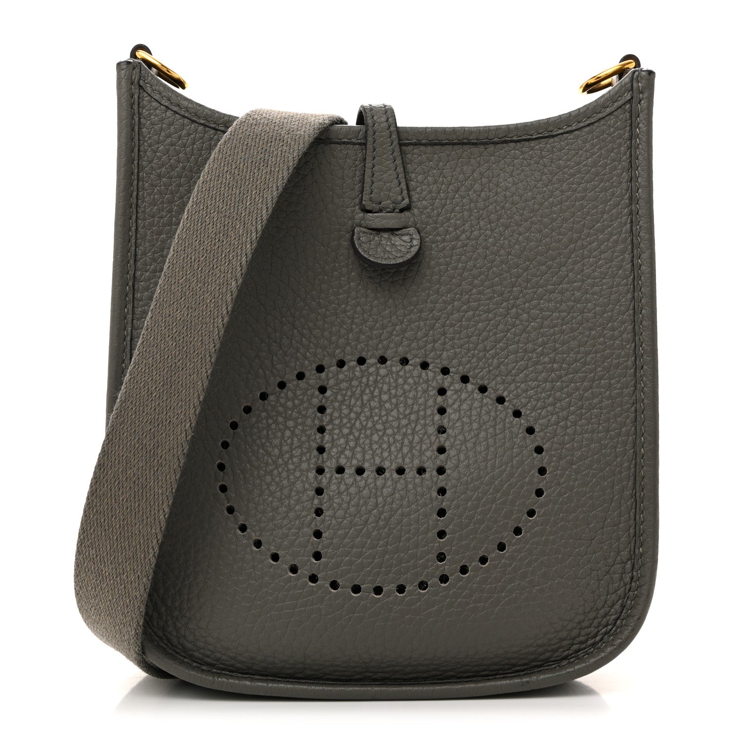 Hermes Taurillon Clemence Evelyne TPM Gris Meyer 1 of 17