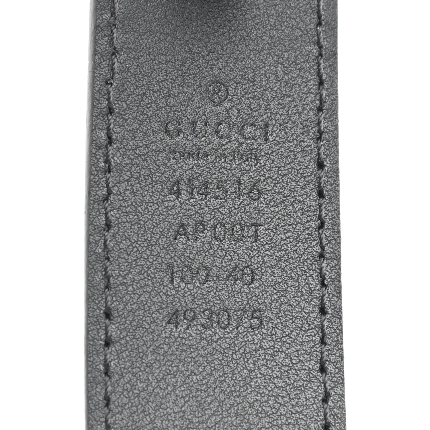 Gucci Calfskin Double G 30mm Belt 100 40 Black 3 of 3