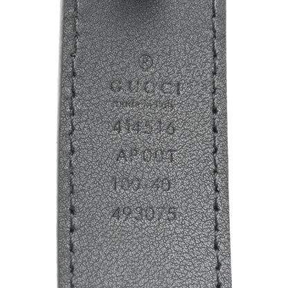 Gucci Calfskin Double G 30mm Belt 100 40 Black 3 of 3