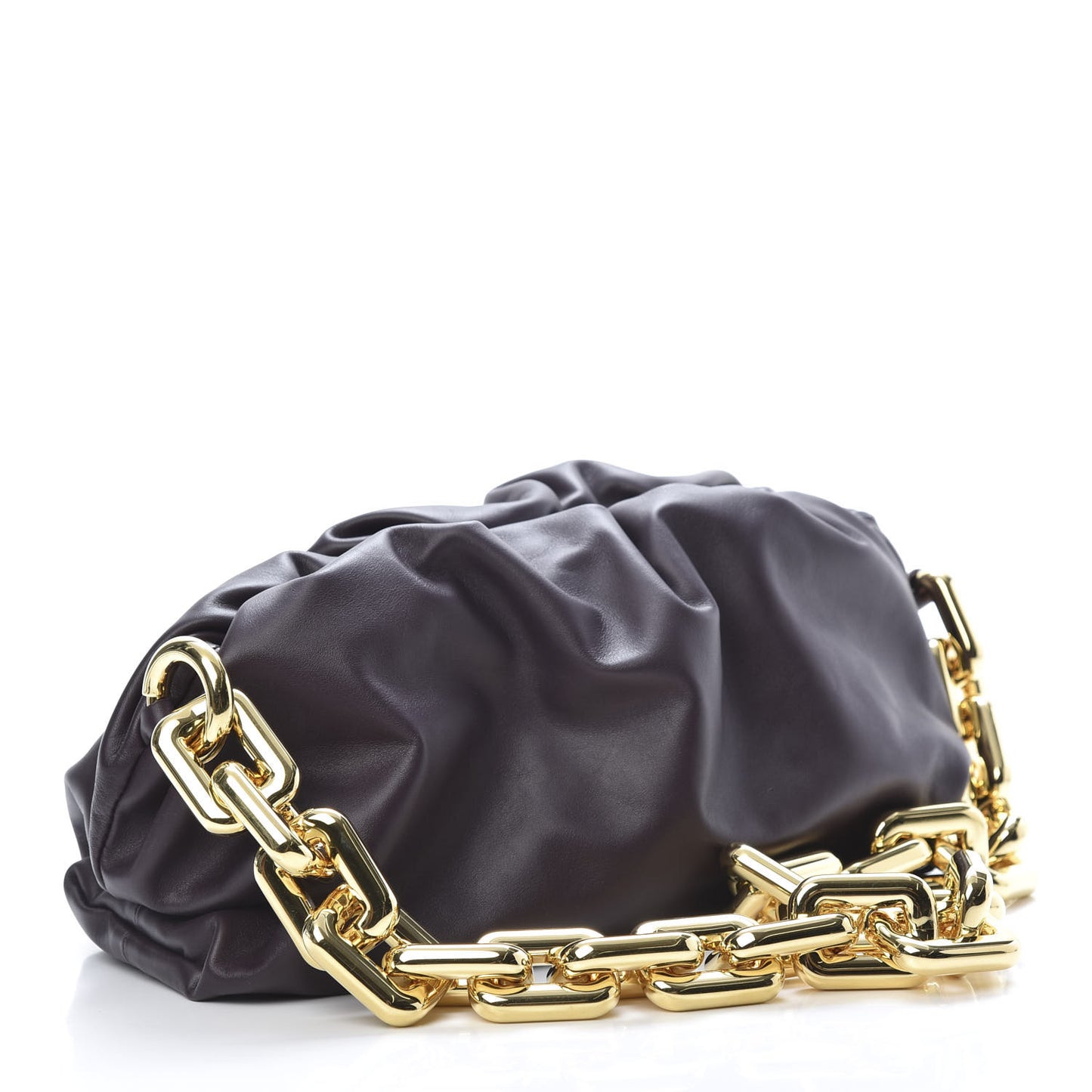 Calfskin The Pouch Chain Grape