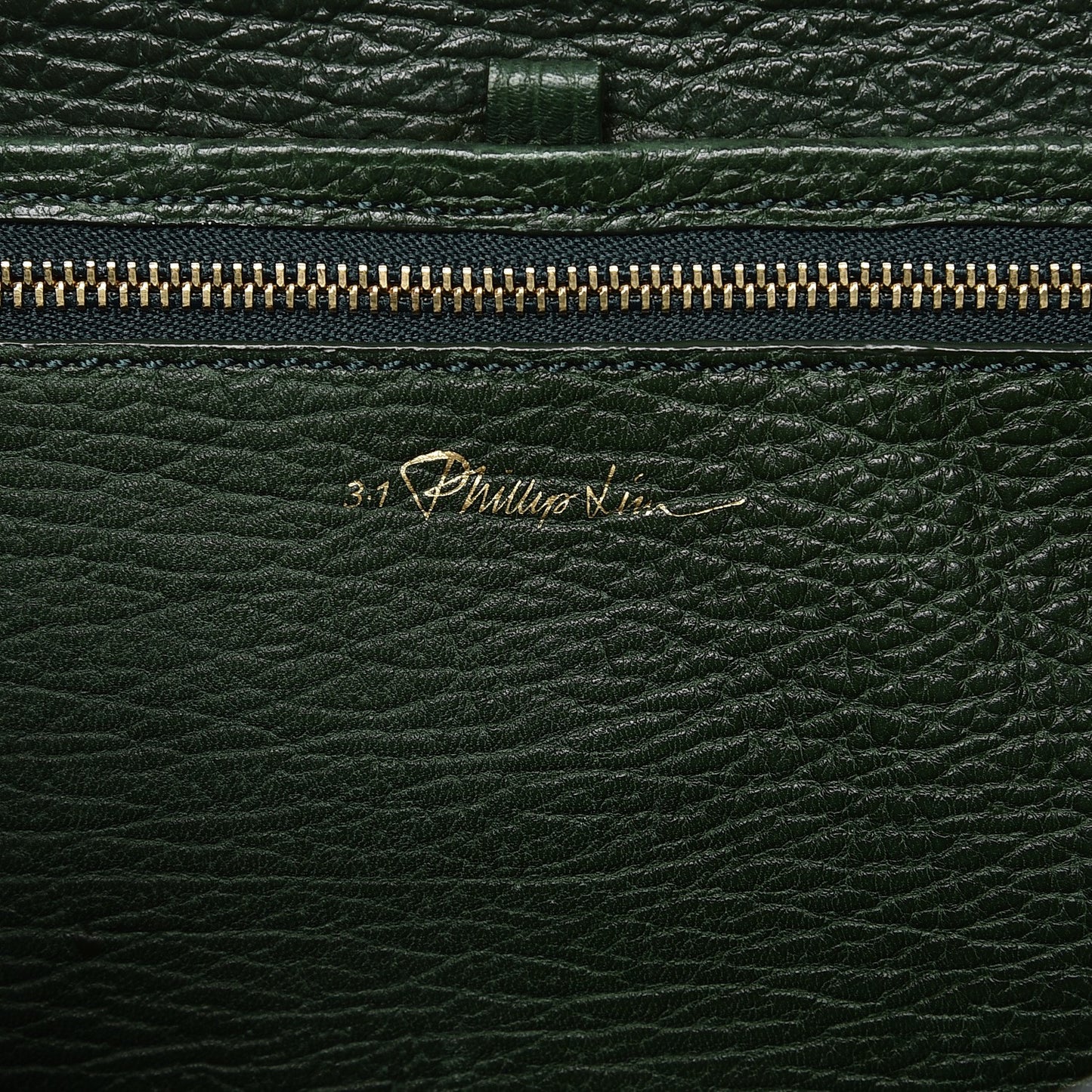 3.1 Textured Calfskin Medium Pashli Satchel Jade