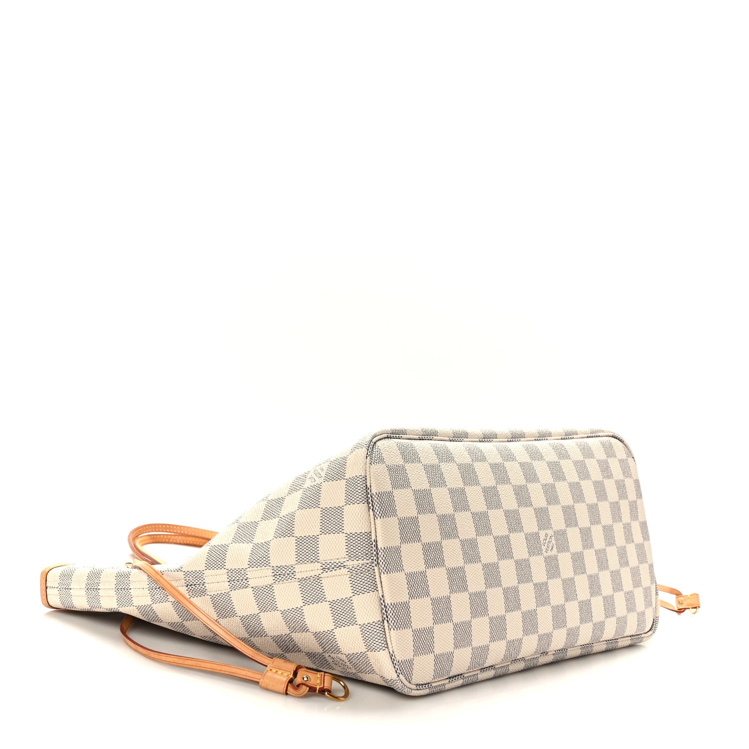 Louis Vuitton Damier Azur Neo Neverfull MM Rose Ballerine 5 of 11