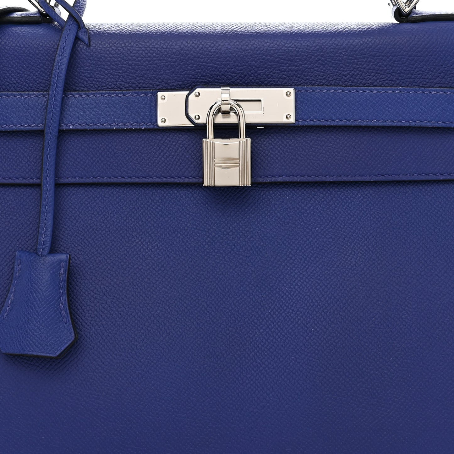 Epsom Kelly Sellier 32 Bleu Electrique