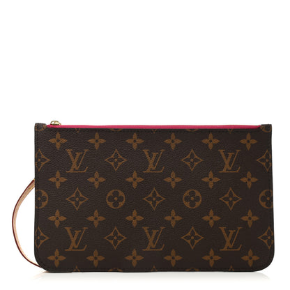 Louis Vuitton Monogram Neverfull MM GM Pochette Pivoine 1 of 6