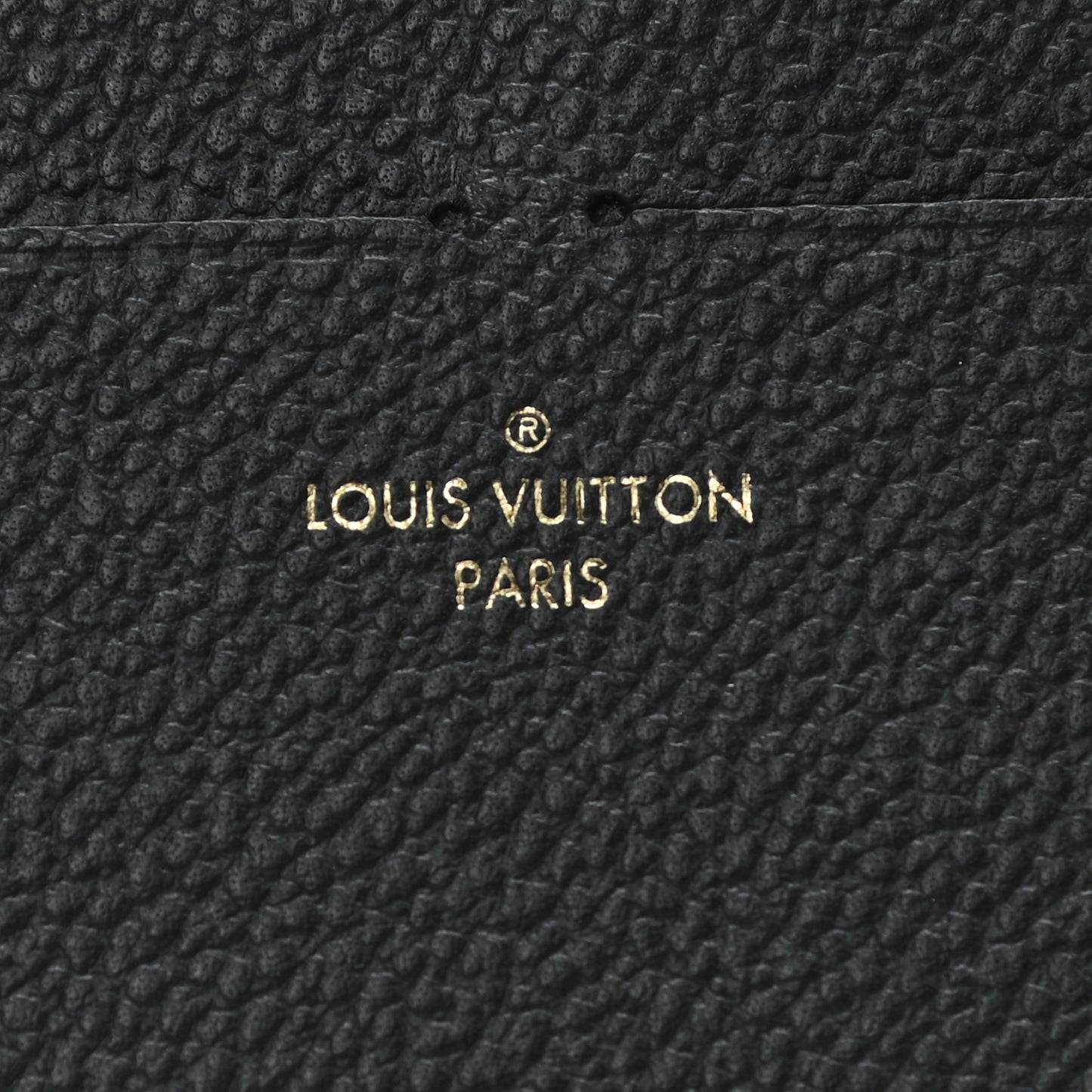Calfskin Felicie Chain Wallet Card Holder Insert Black