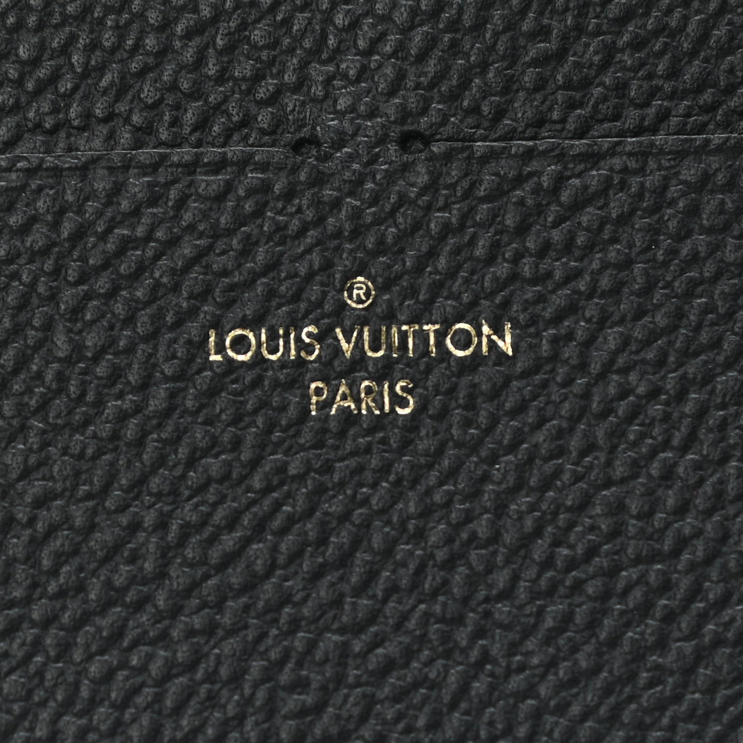 Louis Vuitton Calfskin Felicie Chain Wallet Card Holder Insert Black 5 of 5