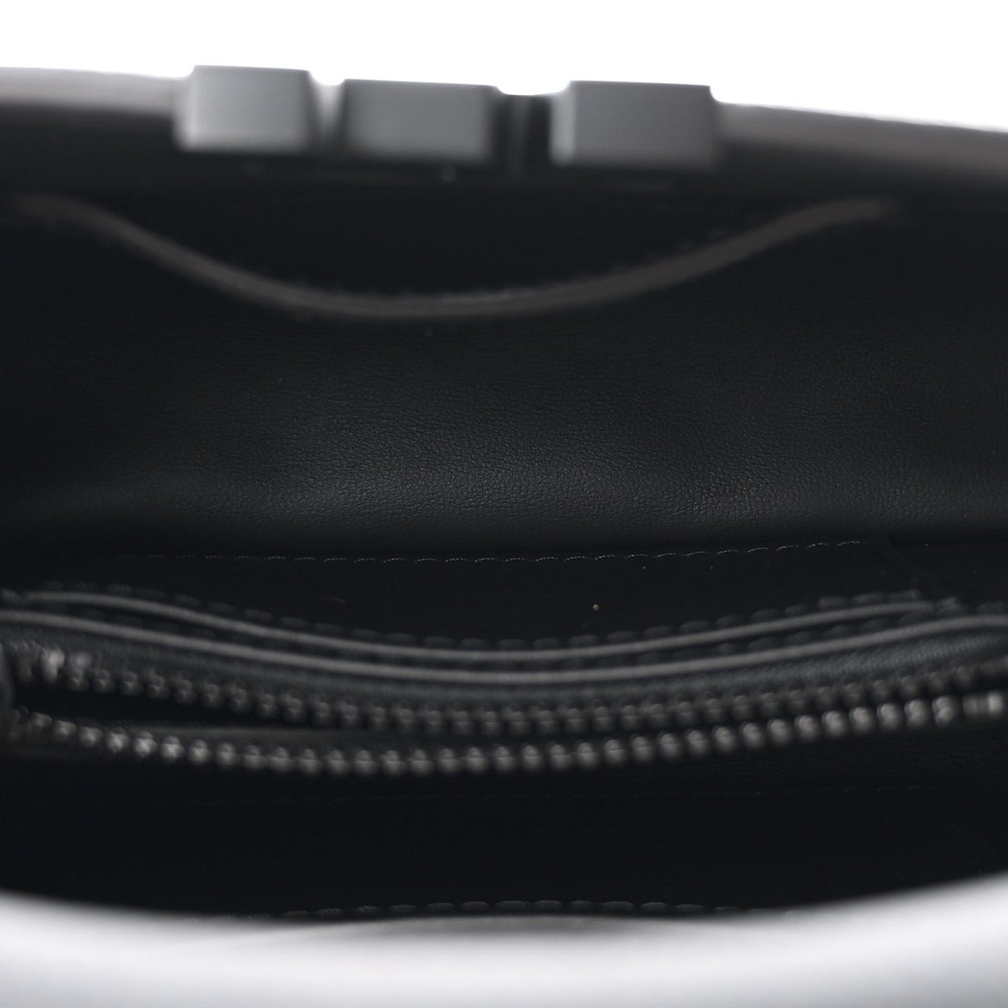 Matte Taurillon Capucines East West Mini All Black