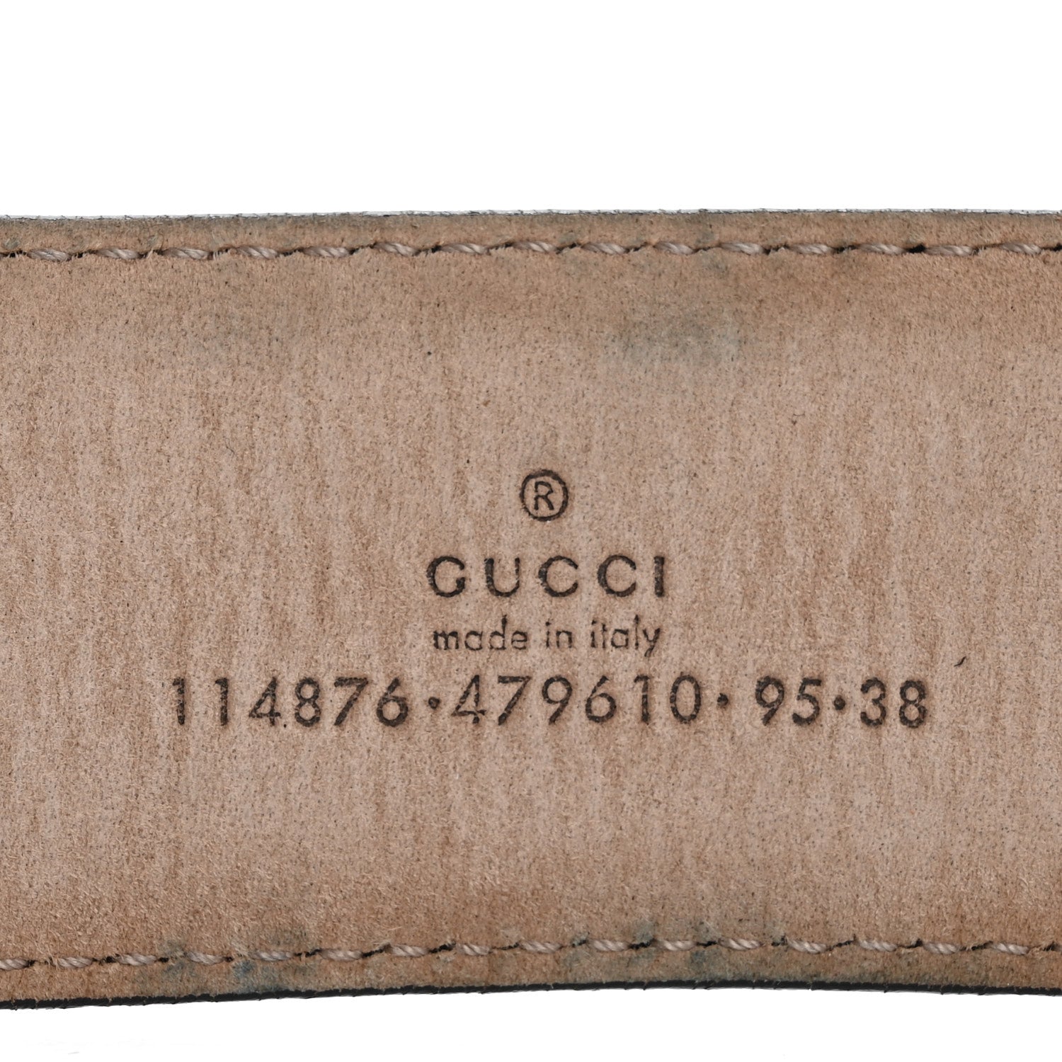 Gucci Guccissima Interlocking G Belt 95 38 Black 5 of 10