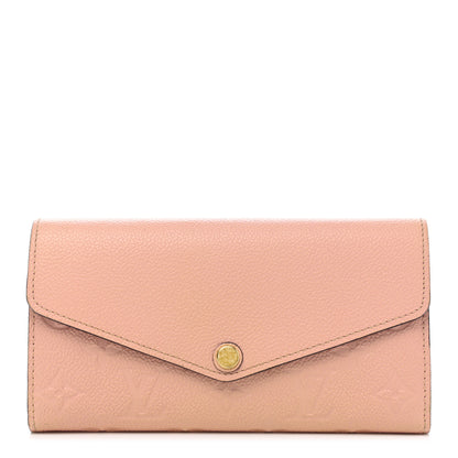 Louis Vuitton Empreinte Sarah Wallet NM Rose Ballerine 1 of 8