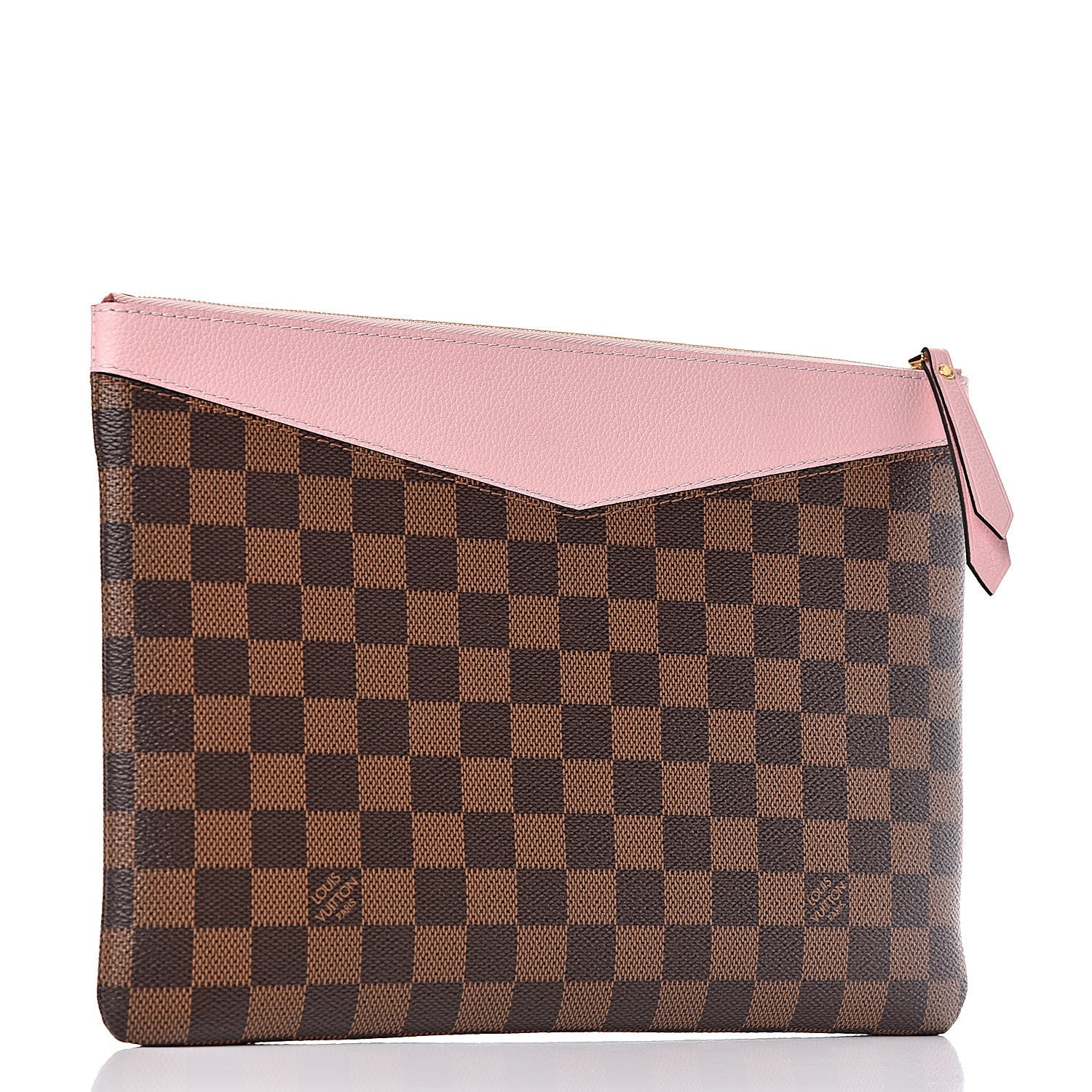 Louis Vuitton Damier Ebene Daily Pouch Rose Poudre 3 of 10