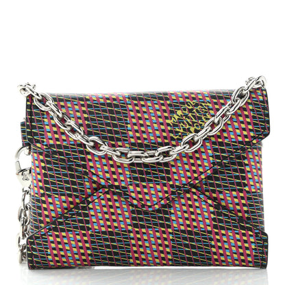 Louis Vuitton Damier LV Pop Kirigami Necklace Rose 1 of 9