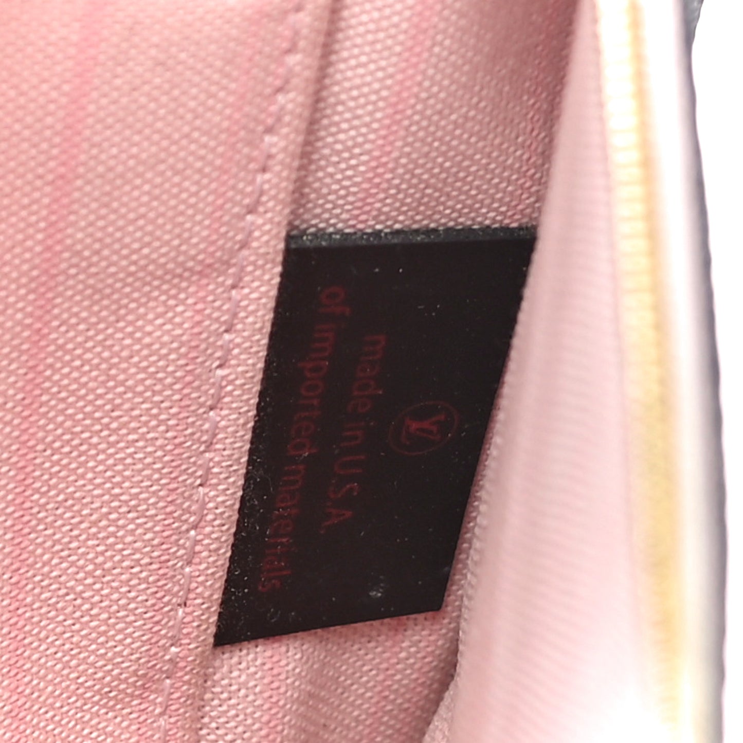 Damier Ebene Neverfull MM GM Pochette Rose Ballerine