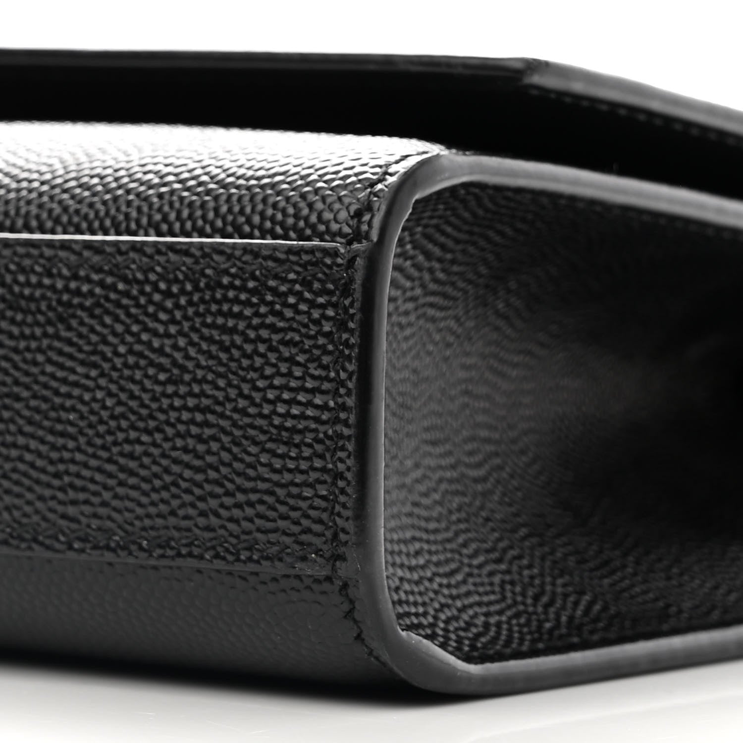 Saint Laurent Grain De Poudre Small Monogram Kate Satchel Black 9 of 11