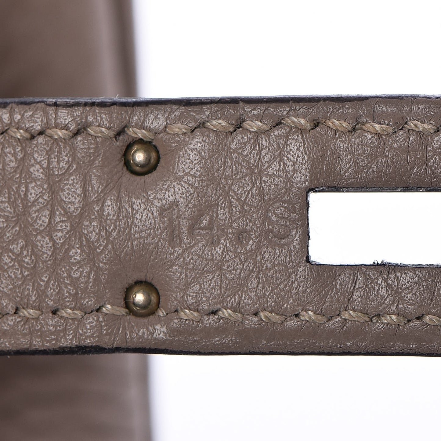 Taurillon Clemence Birkin 35 Gris Tourterelle