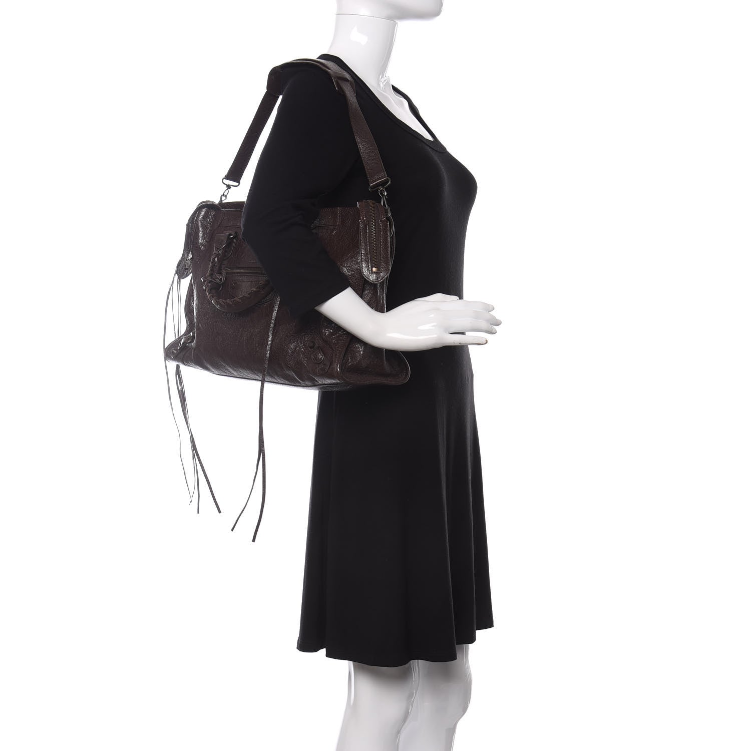 Balenciaga Agneau Classic Hardware City Charbon 2 of 9