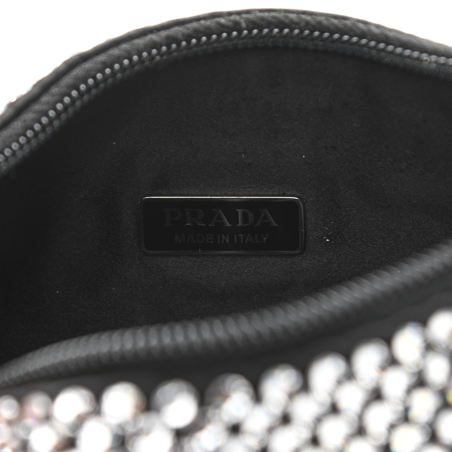 Prada Satin Crystal Mini Re-Edition 2000 Bag Cristal 6 of 9