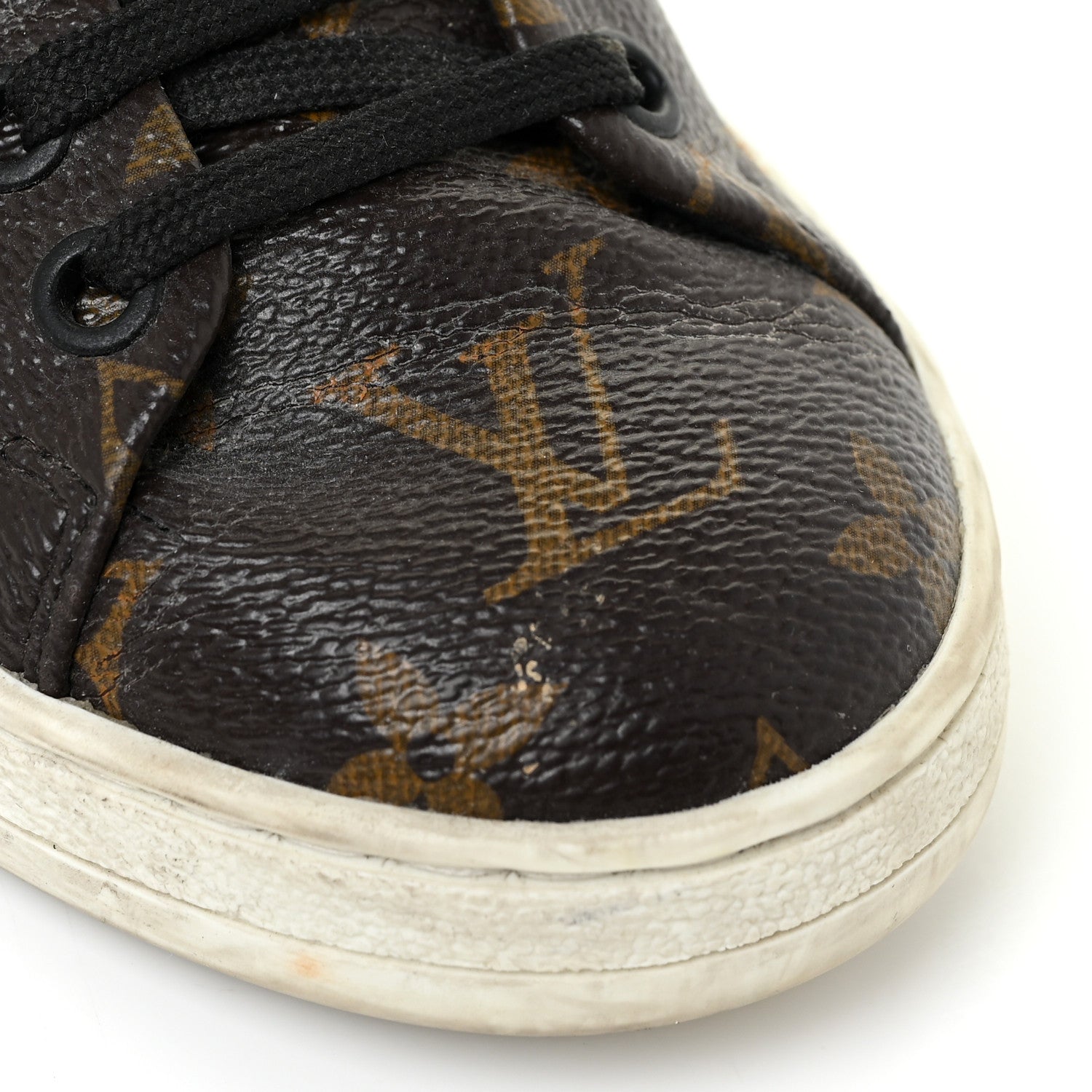 Louis Vuitton Patent Monogram Frontrow Sneakers 35.5 15 of 21