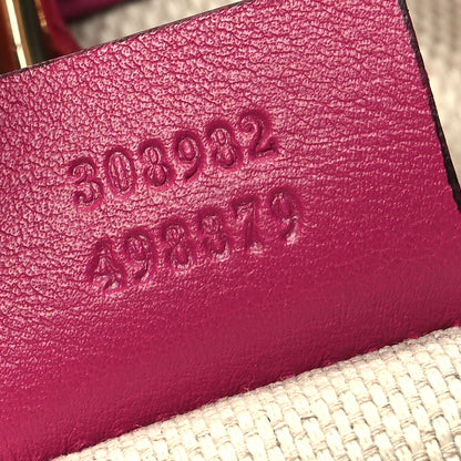 Gucci Vernice Naplack Medium Soho Chain Shoulder Bag Bright Bouganville 7 of 13