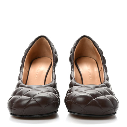Bottega Veneta Nappa Matelasse Padded Dream Pumps 37 Chocolate 2 of 8