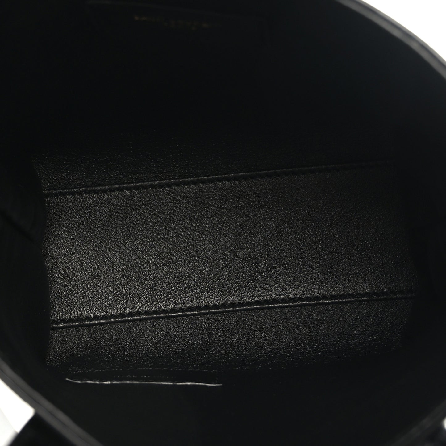 Calfskin Crocodile Embossed Paris Mini Toy Shopper Tote Black