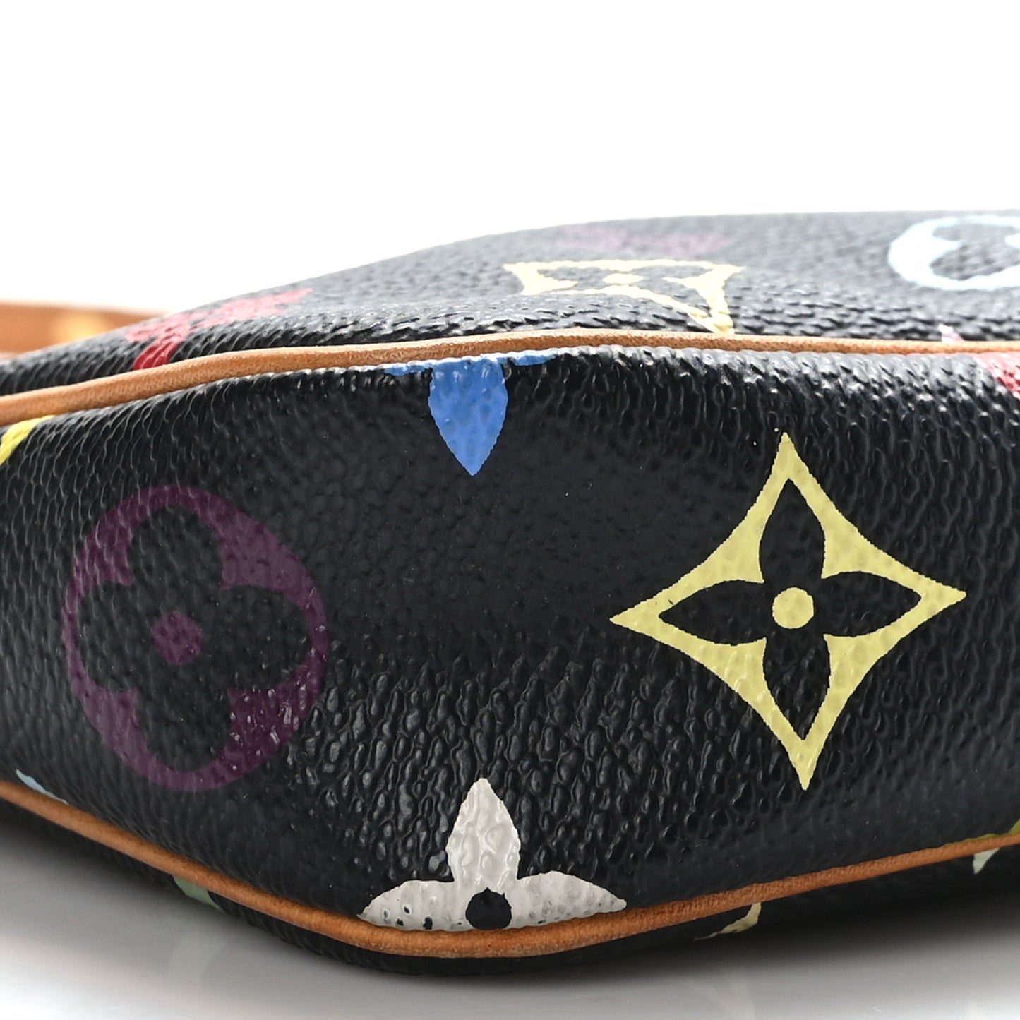 Monogram Multicolor Pochette Accessories Black