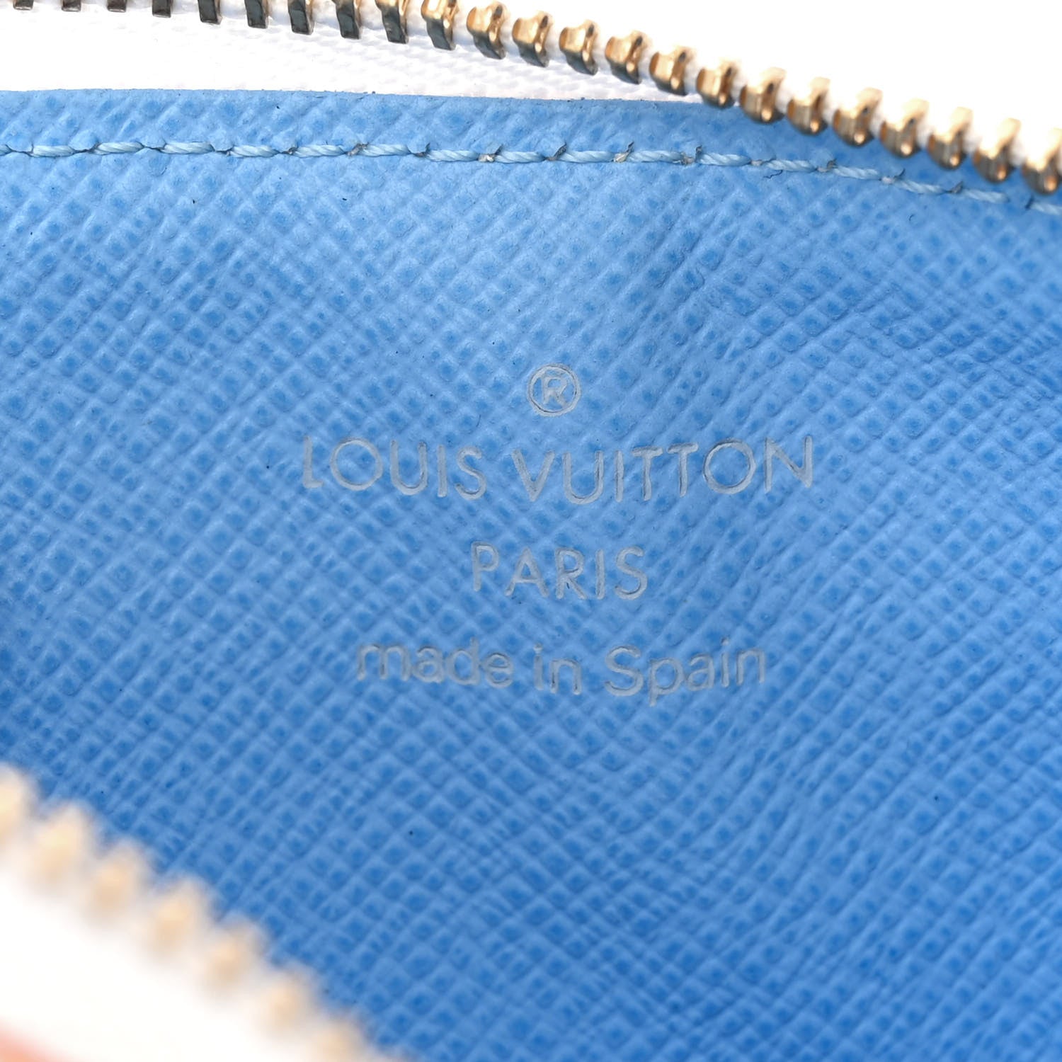 Louis Vuitton LOUIS VUITTON Monogram Multicolor Key Pouch White Anie 6 of 7