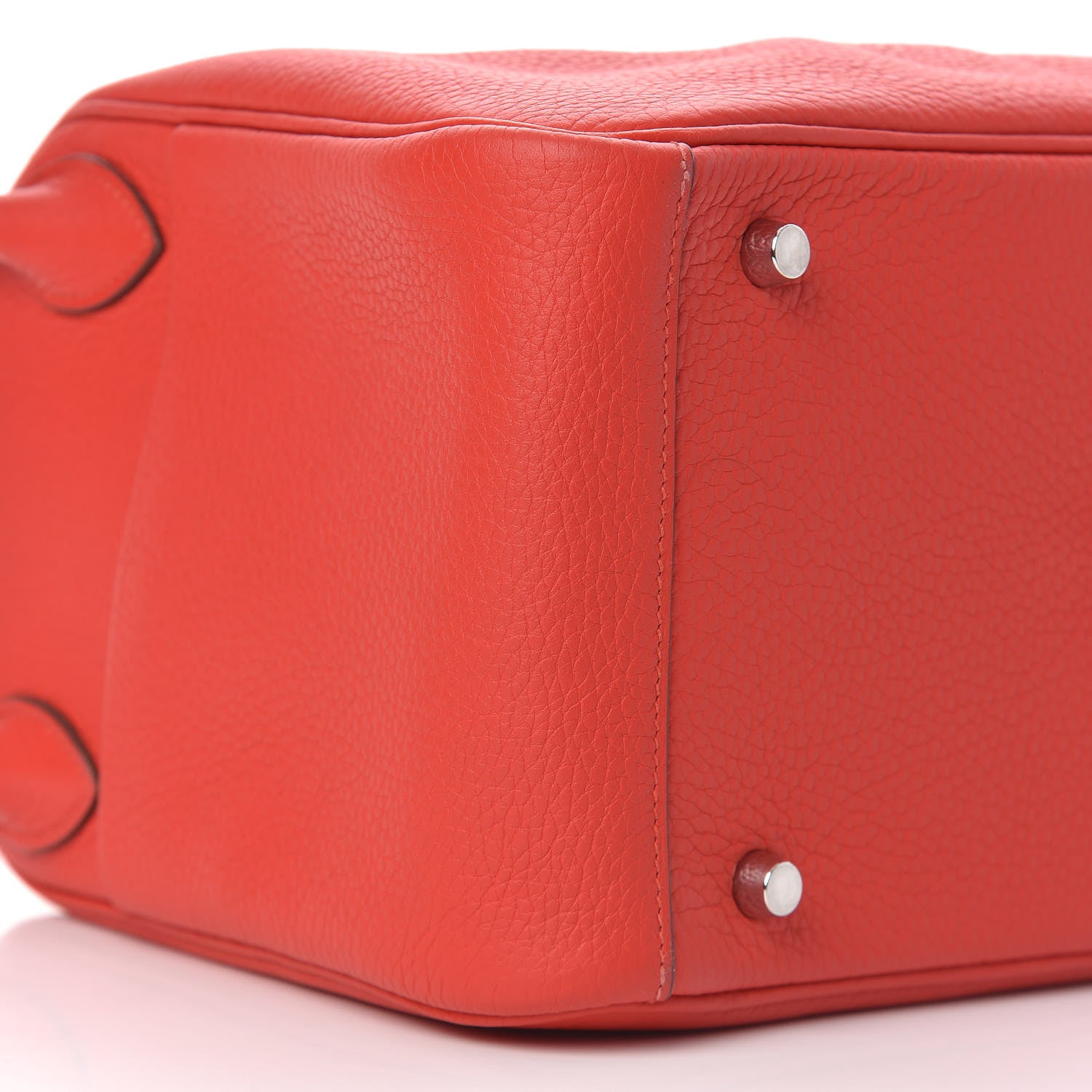 Hermes Taurillon Clemence Lindy 30 Rouge Tomate 11 of 14