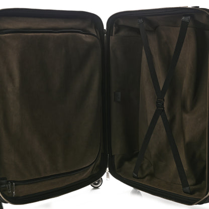 Gucci GG Supreme Monogram Four Wheel Suitcase Black 4 of 11