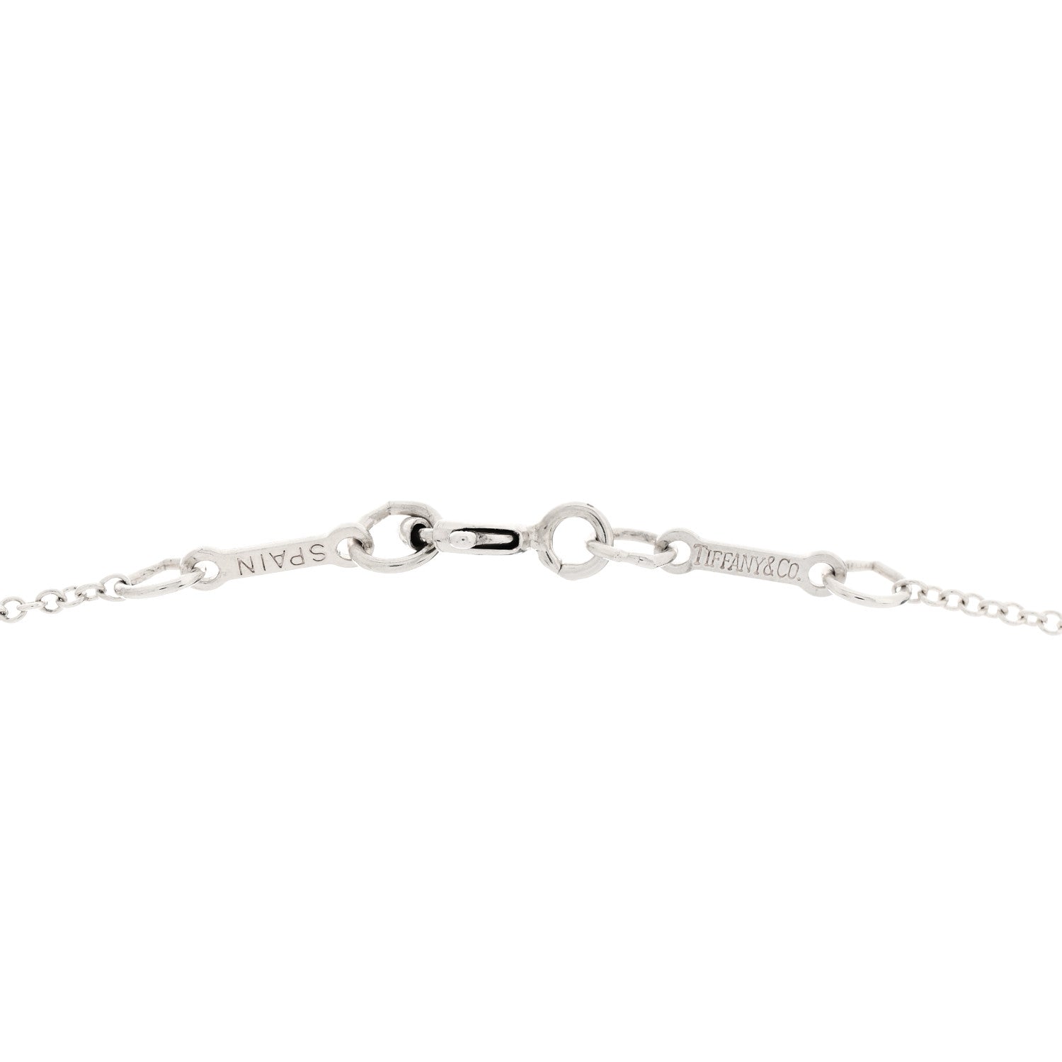 Tiffany Sterling Silver 16mm Elsa Peretti Open Heart Pendant Necklace 5 of 6