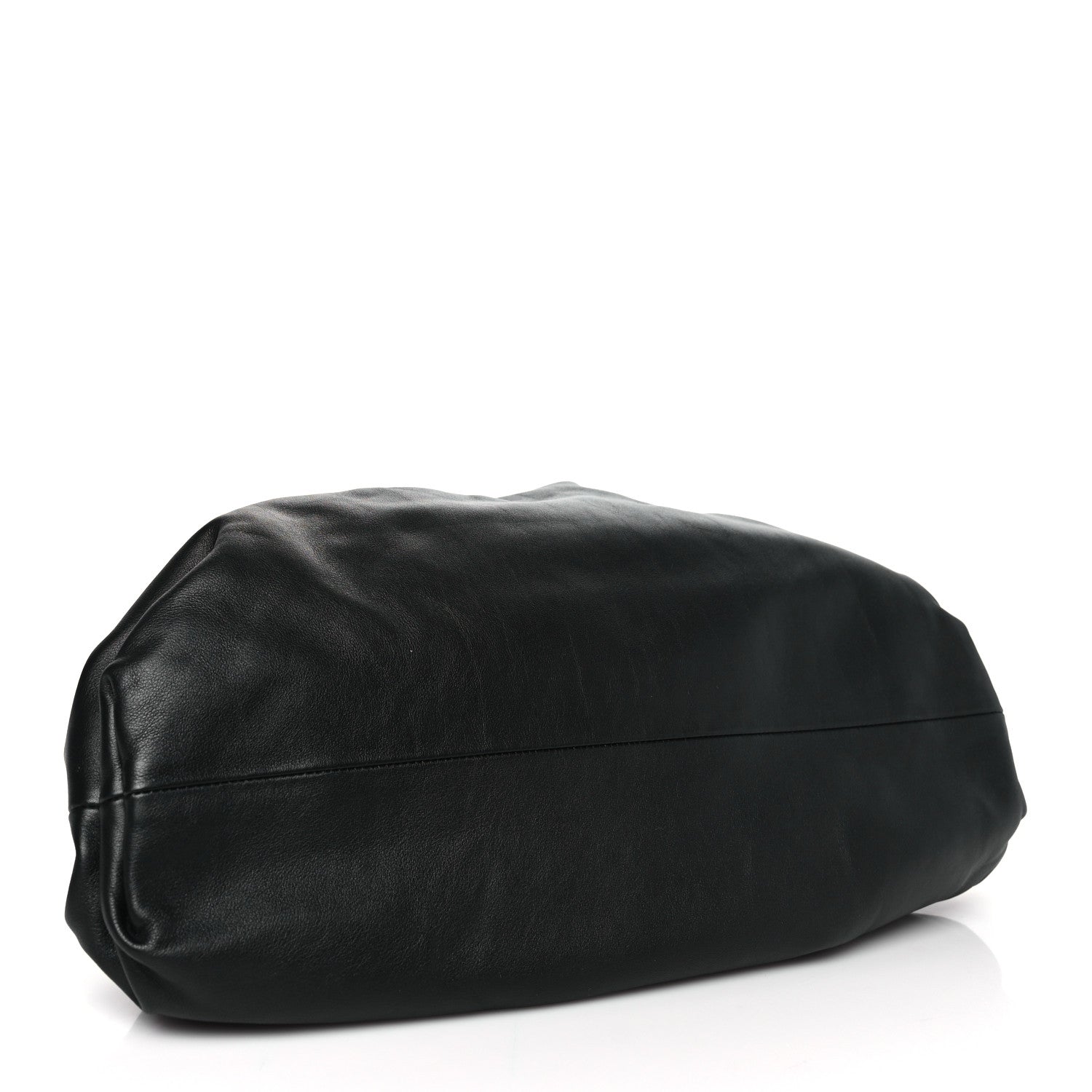 Bottega Veneta Smooth Butter Calf The Pouch Oversized Clutch Black 4 of 10
