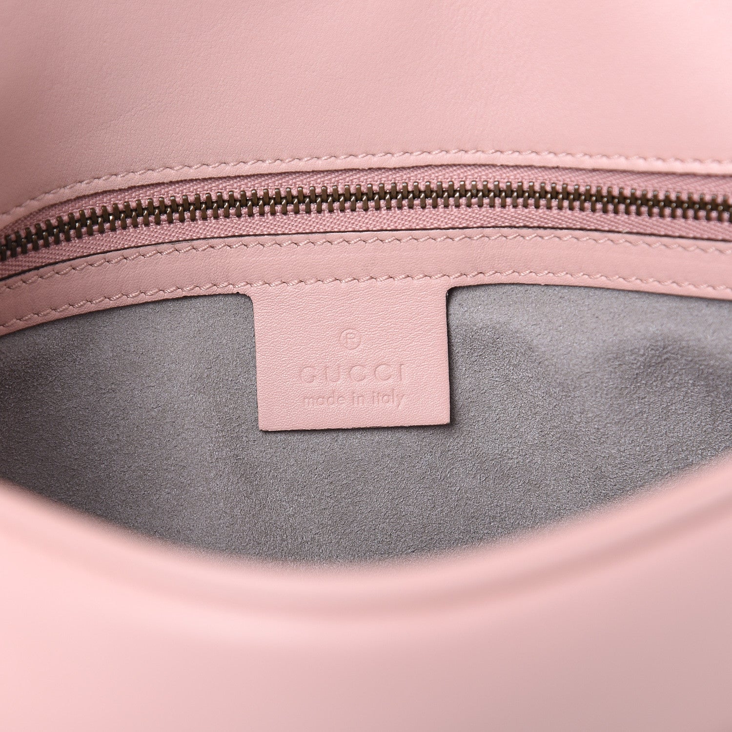 Gucci Calfskin Matelasse Small GG Marmont Shoulder Bag Perfect Pink 6 of 9