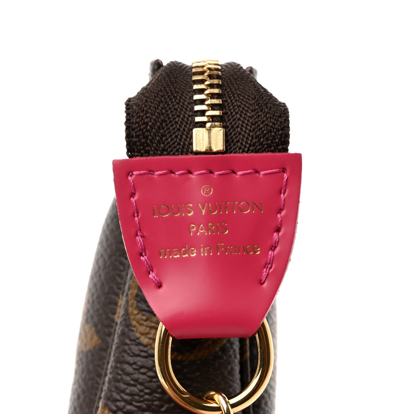 Monogram 2020 Christmas Animation Roller Coaster Mini Pochette Accessories Pivoine