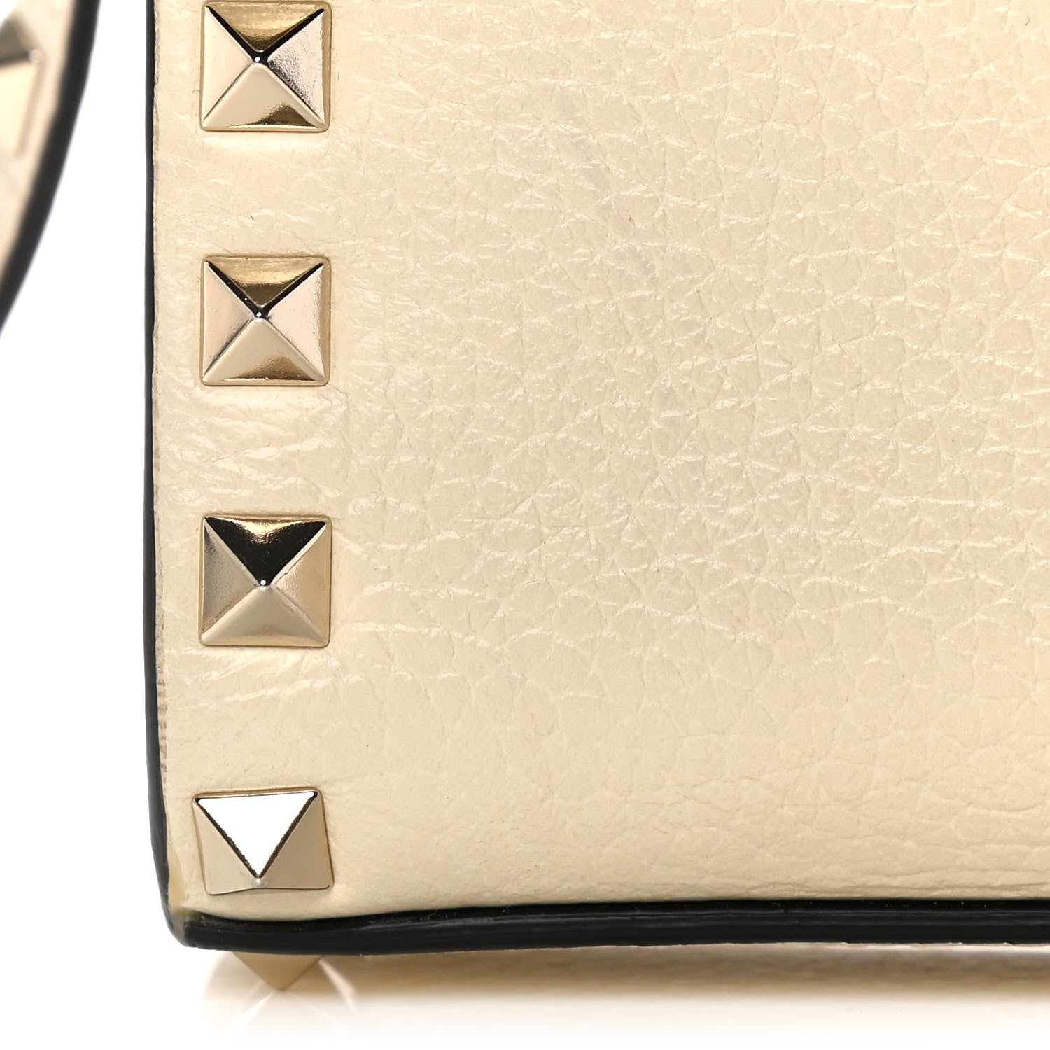 Valentino Garavani Pebbled Calfskin Medium Rockstud Flip Lock Crossbody Bag Light Ivory 16 of 22
