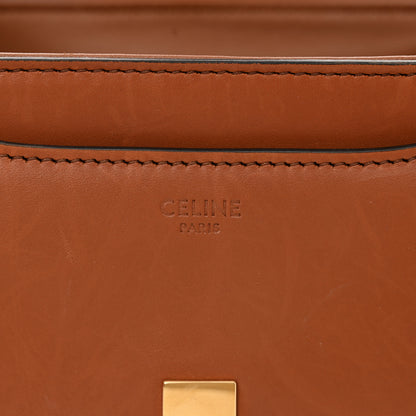 Celine Satinated Calfskin Mini 16 Top Handle Bag Tan 7 of 15