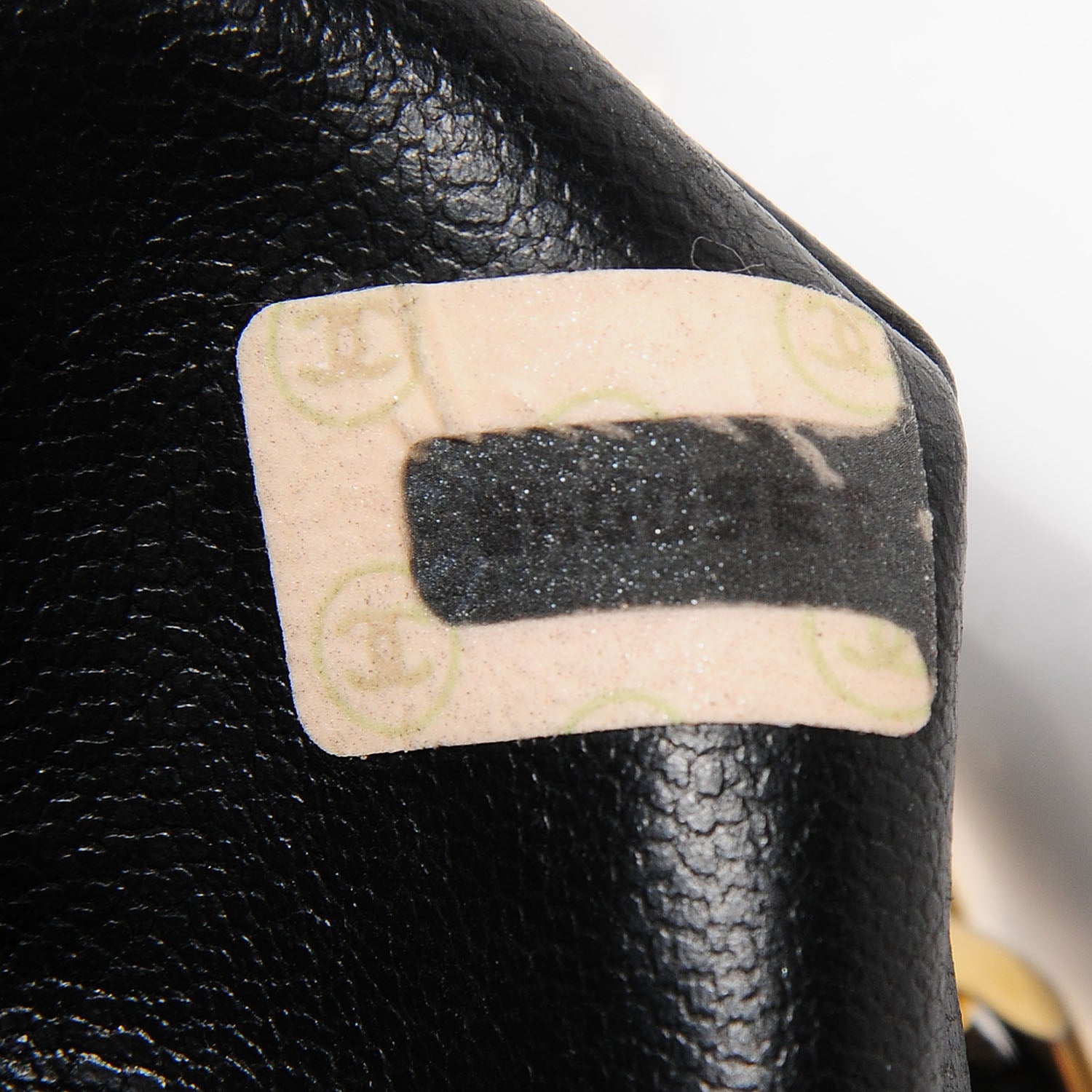 Chanel Caviar Chevron CC Shoulder Bag Black 6 of 8