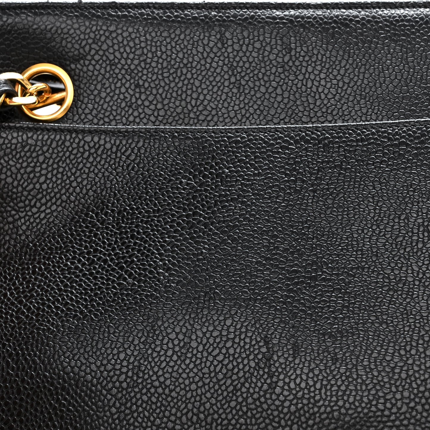 Caviar CC Shoulder Bag Black