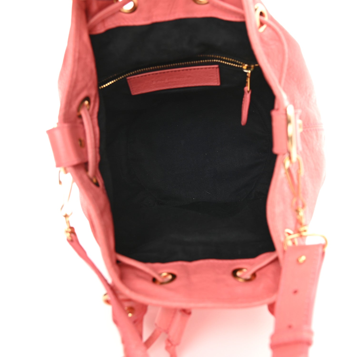 Balenciaga Agneau Giant 12 Gold Hardware Mini Pompon Rose Azalee 5 of 18