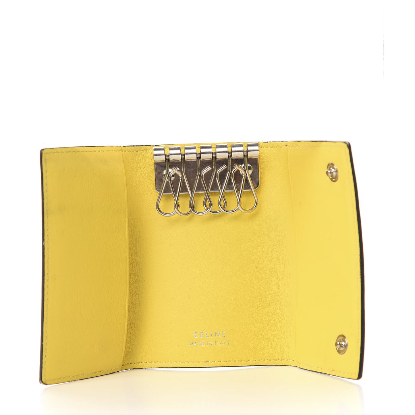 Drummed Calfskin Key Case Souris