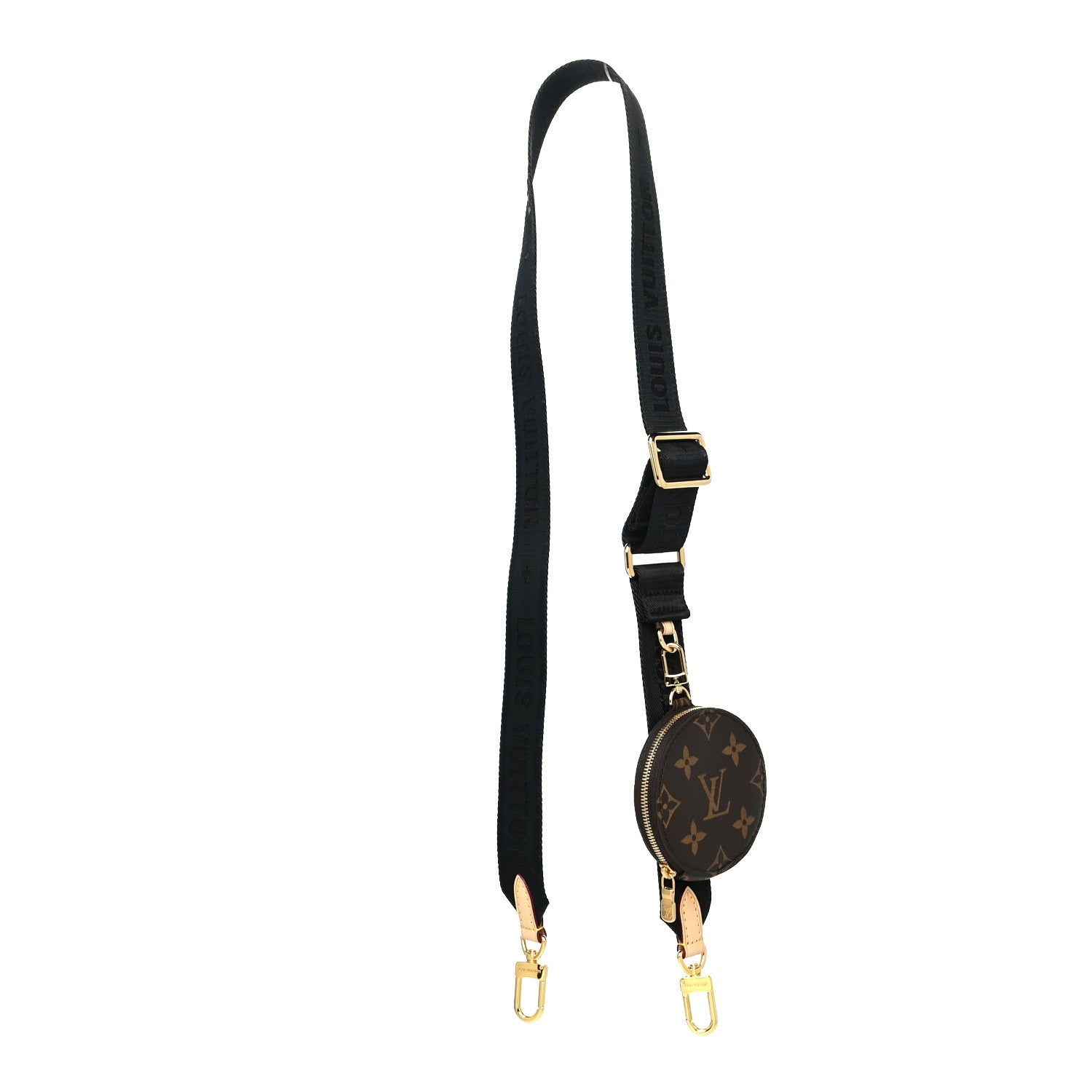 Louis Vuitton Monogram Multi Pochette Accessories Bandouliere Shoulder Strap Black 1 of 5