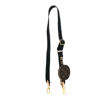 Louis Vuitton Monogram Multi Pochette Accessories Bandouliere Shoulder Strap Black 1 of 5