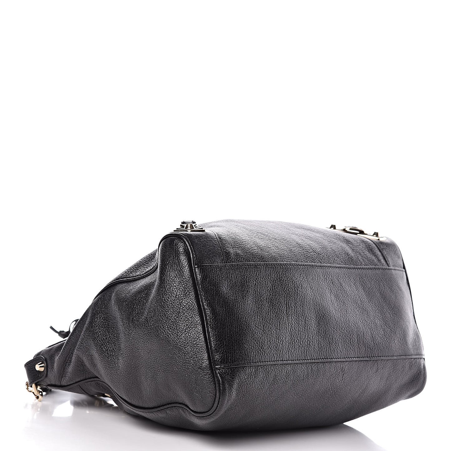 Chevre Gold Metallic Edge Hardware Velo Black