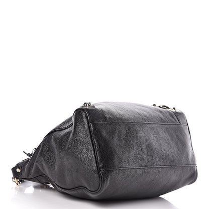 Balenciaga Chevre Gold Metallic Edge Hardware Velo Black 4 of 11