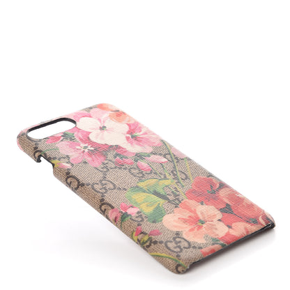 Gucci GG Supreme Monogram Blooms iPhone 8 Plus Case Beige Multicolor Dry Rose 4 of 12