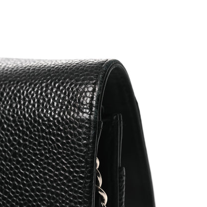 Chanel Caviar Timeless CC Wallet On Chain WOC Black 15 of 16
